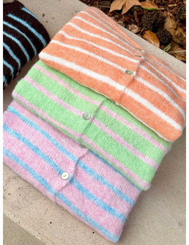 Gilet Grooves - les rayures